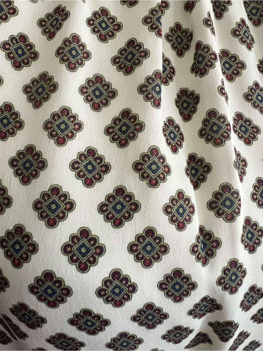 cinq a sept Women's Printed Ivory Top - Picture 5 of 5